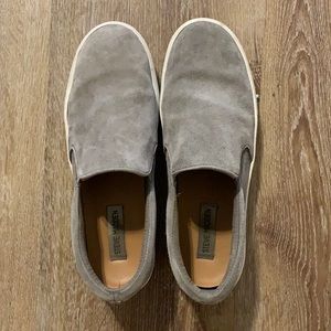 Steve Madden gray suede sneakers